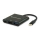 Conceptronic DONN01B hub de interfaz USB 3.2 Gen 1 (3.1 Gen 1) Type-C - 110514607